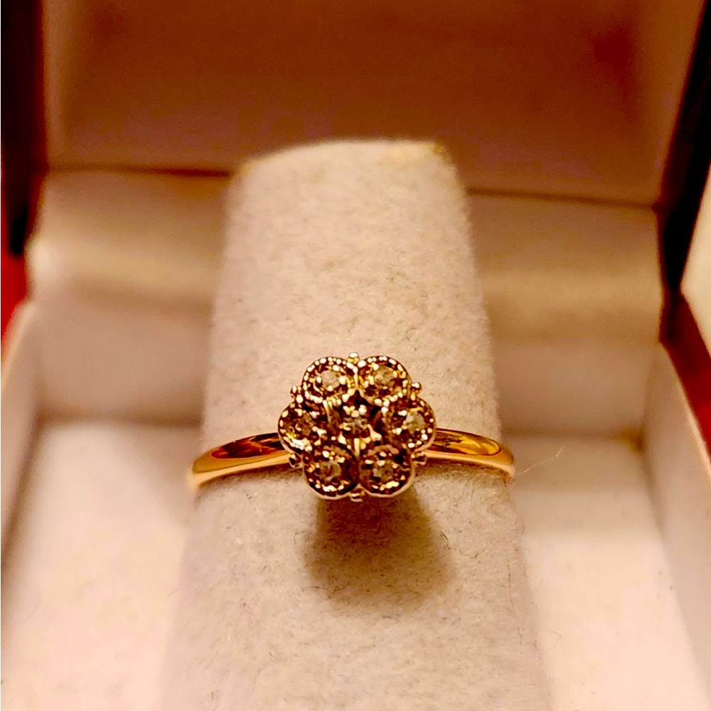 14k Gold Diamond Ring 6